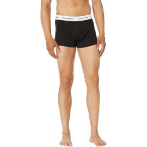 imageCalvin Klein Mens Cotton Classics 5Pack TrunkBlack W Natural Gray  Grey Heather  White  Night Sky  Ponderosa Pine