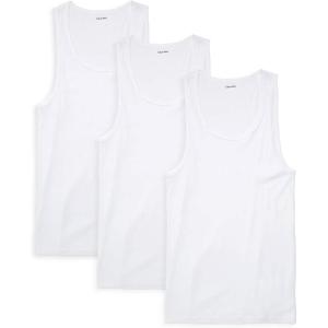 imageCalvin Klein Mens Cotton Classics Multipack TanksWhite