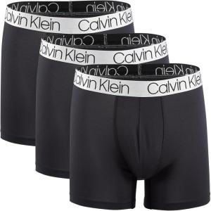 imageCalvin Klein Mens Cotton Stretch 3Pack Low Rise TrunksBlack