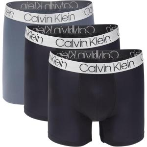 imageCalvin Klein Mens Cotton Stretch 3Pack Low Rise TrunksBlacknp2214051Grey