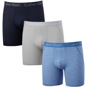 imageCalvin Klein Mens Cotton Stretch 3Pack Low Rise TrunksBlue