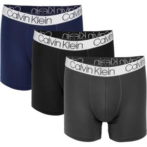 imageCalvin Klein Mens Cotton Stretch 3Pack Low Rise TrunksObsidiannp2214905Grey