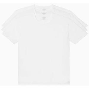 imageCalvin Klein Mens Cotton Stretch 3Pack Undershirts3 White  Crewneck