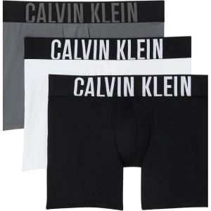 imageCalvin Klein Mens Intense Power 3Pack Boxer BriefBlackGrey SkyWhite