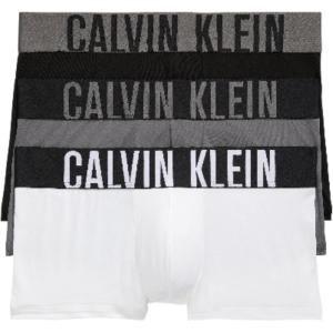 imageCalvin Klein Mens Intense Power 3Pack Low Rise TrunkBlack  Grey Sky  White