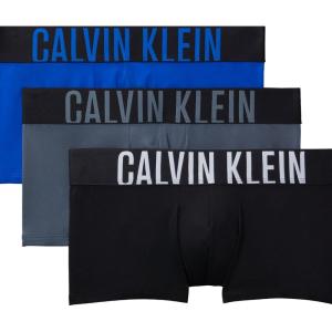 imageCalvin Klein Mens Intense Power 3Pack Low Rise TrunkBlack  Royalty  Turbulence