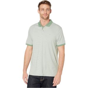 imageCalvin Klein Mens Jacquard Refined PoloBright Moss