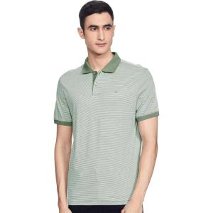 imageCalvin Klein Mens Jacquard Refined PoloBright Moss Summer