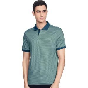 imageCalvin Klein Mens Jacquard Refined PoloSummer Majolica Blue