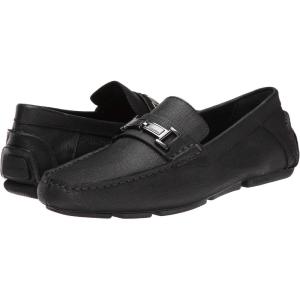 imageCalvin Klein Mens Magnus SlipOn LoaferBlackBlackWeave Emboss Action