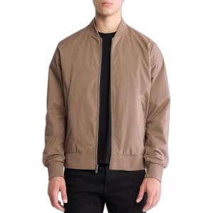imageCalvin Klein Mens Matte Logo Zip Bomber JacketFalcon