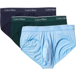 imageCalvin Klein Mens Micro Stretch 3Pack BriefPolarityBlue CantrellMood Indigo