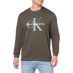 imageCalvin Klein Mens Monogram Logo Crewneck SweatshirtBeluga