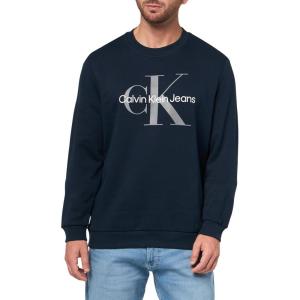 imageCalvin Klein Mens Monogram Logo Crewneck SweatshirtDark Sapphire