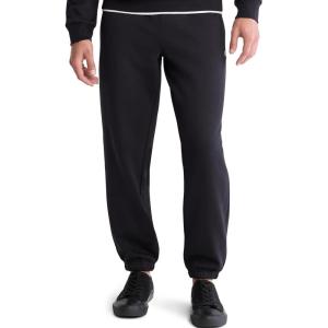 imageCalvin Klein Mens Monogram Logo Fleece JoggersBlack Beauty