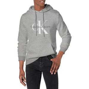 imageCalvin Klein Mens Monogram Logo HoodieHeroic Grey Heather