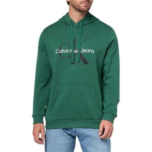 imageCalvin Klein Mens Monogram Logo HoodieHunter Green