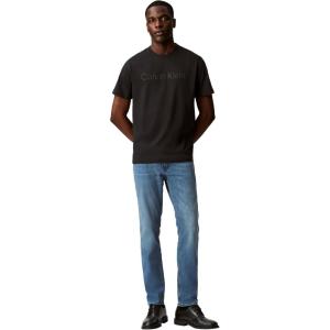 imageCalvin Klein Mens Relaxed Fit CK Logo Crewneck TShirtBlack