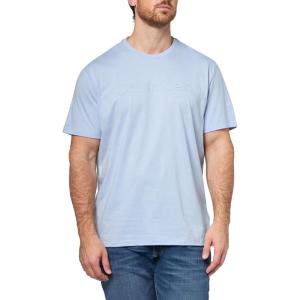 imageCalvin Klein Mens Relaxed Fit CK Logo Crewneck TShirtKentucky Blue