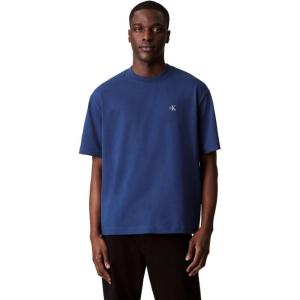 imageCalvin Klein Mens Relaxed Fit Monogram Logo Crewneck TShirtInsignia Blue