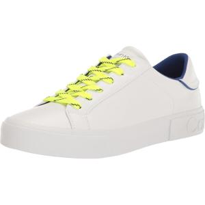 imageCalvin Klein Mens Reon BootsWhiteBlueNeon Yellow 142