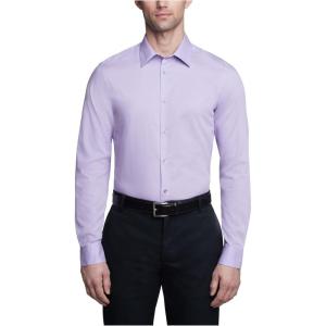 imageCalvin Klein Mens Slim Fit Non Iron Solid Dress Shirt  Amazon ExclusiveIris