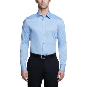 imageCalvin Klein Mens Slim Fit Non Iron Solid Dress Shirt  Amazon ExclusiveMist