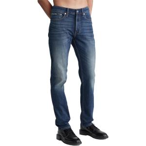 imageCalvin Klein Mens Slim High Stretch JeansAvedon Dark