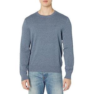 imageCalvin Klein Mens Smooth Cotton Crewneck SweaterCrayon Blue Marl