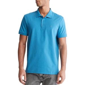imageCalvin Klein Mens Smooth Cotton Monogram Logo Polo ShirtFaience