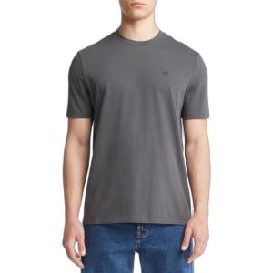 imageCalvin Klein Mens Smooth Cotton Solid Crewneck TShirtForged Iron