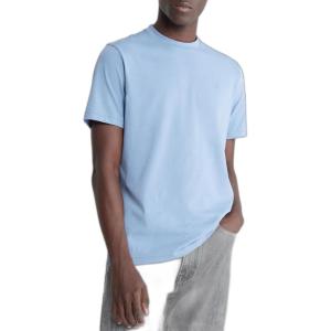 imageCalvin Klein Mens Smooth Cotton Solid Crewneck TShirtInfinity