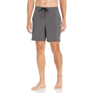 imageCalvin Klein Mens Standard Uv Protected Quick Dry Drawstring Patterned Swim TrunkIron