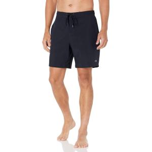 imageCalvin Klein Mens Standard Uv Protected Quick Dry Drawstring Patterned Swim TrunkNavy Monochrome