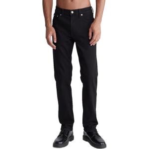 imageCalvin Klein Mens Straight High Stretch JeansClassic Black