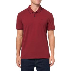 imageCalvin Klein Mens Stretch Pique Solid Tipped PoloSyrah