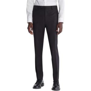 imageCalvin Klein Mens Tapered Slim Fit Stretch Dress Pants  Fitted Suit Pants for Men  UltraTapered Suit PantsBlack