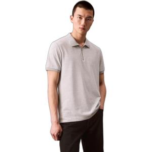 imageCalvin Klein Mens Tech Zip PoloHeroic Grey Hea