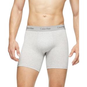 imageCalvin Klein Mens Ultra Soft Modern 3Pack Boxer BriefGrey Heather