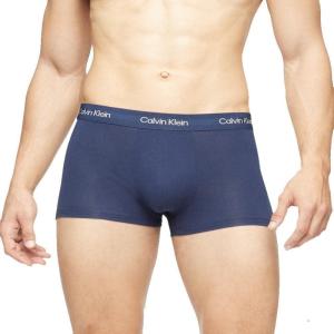 imageCalvin Klein Mens Ultra Soft Modern 3Pack TrunkBlue Shadow