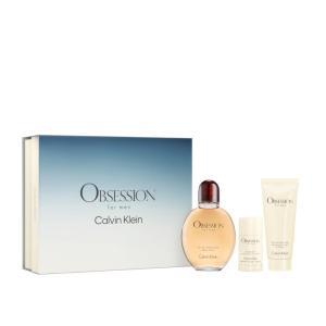 imageCalvin Klein Obsession for Men Eau de Toilette  Ambery Mens Cologne  With Notes of Bergamot Mandarin Lavender ampamp Musk  Long Lasting Fragrance3 piece set 42 fl oz  33 fl oz  25 fl oz