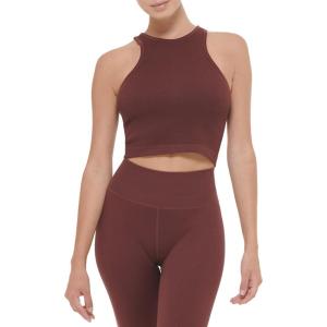 imageCalvin Klein Performance Womens Ribbed Crop TopBitter Chocolate