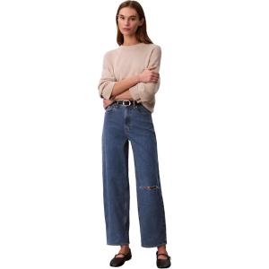 imageCalvin Klein Womens Barrel Fit JeansBlue Jay
