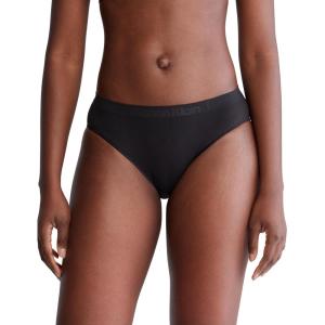 imageCalvin Klein Womens Bonded Flex Seamless 3Pack Mid Rise BikiniBlack Black Black