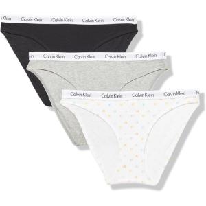 imageCalvin Klein Womens Carousel Bikini PantyBlackGrey HeatherAllover Mini Pride  Ck Rainbow