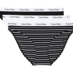 imageCalvin Klein Womens Carousel Bikini PantyBlackWhiteEmmy Stripe and Black