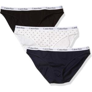 imageCalvin Klein Womens Carousel Bikini PantyBlackWhiteLogo