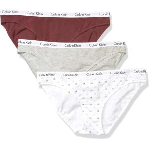 imageCalvin Klein Womens Carousel Bikini PantyMaroonGrey HeatherLogo