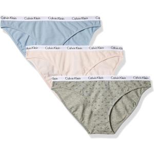 imageCalvin Klein Womens Carousel Bikini PantyNymphs ThighBlue FogAllover Mini Ckgrey Heather
