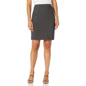 imageCalvin Klein Womens Classic Fit Straight Lux Suit Skirt Regular and Plus SizeCharcoal